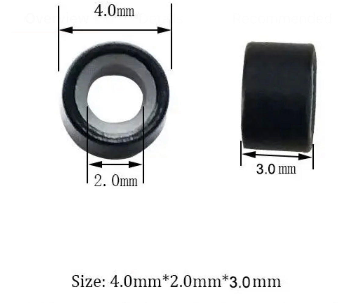 Micro Aros con Silicon / Silicone Lined Micro Beads