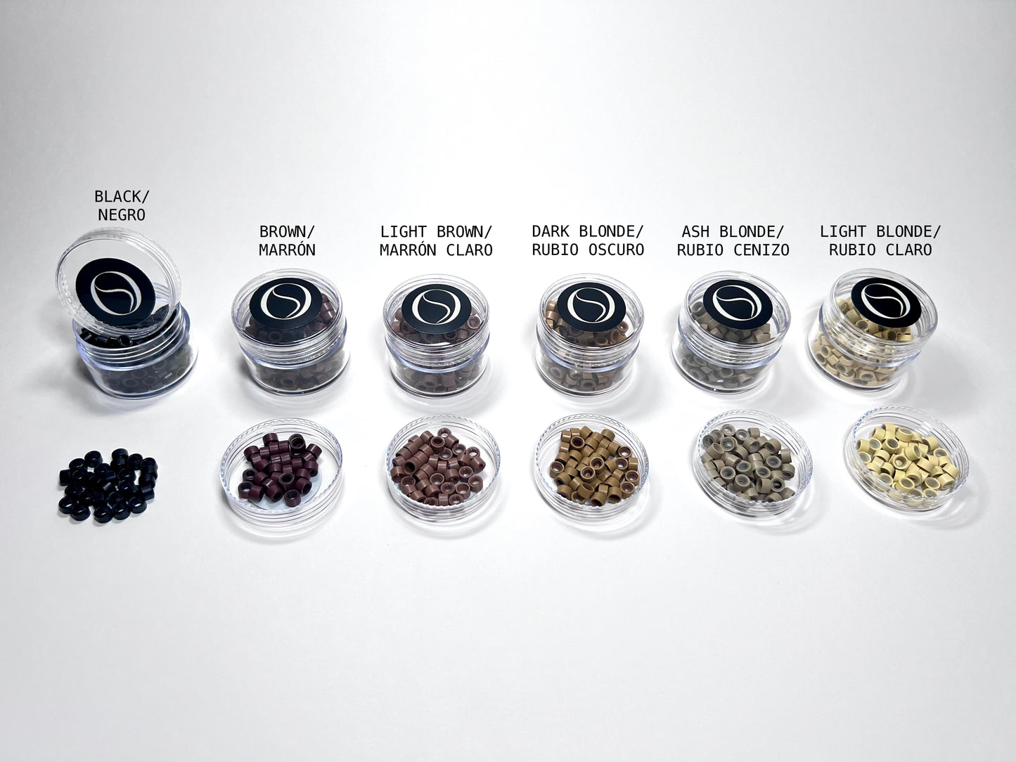 Micro Aros con Silicon / Silicone Lined Micro Beads