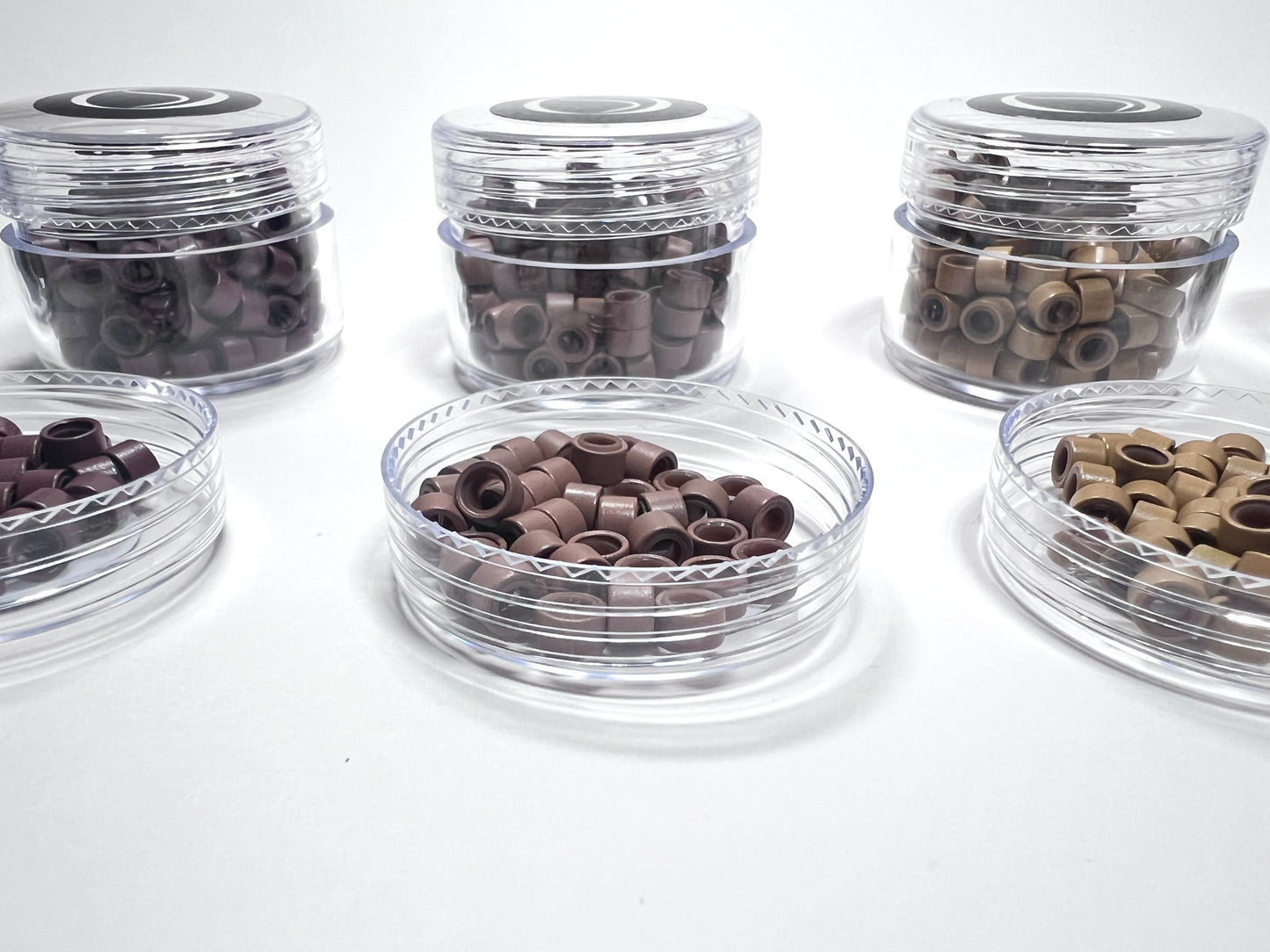 Micro Aros con Silicon / Silicone Lined Micro Beads