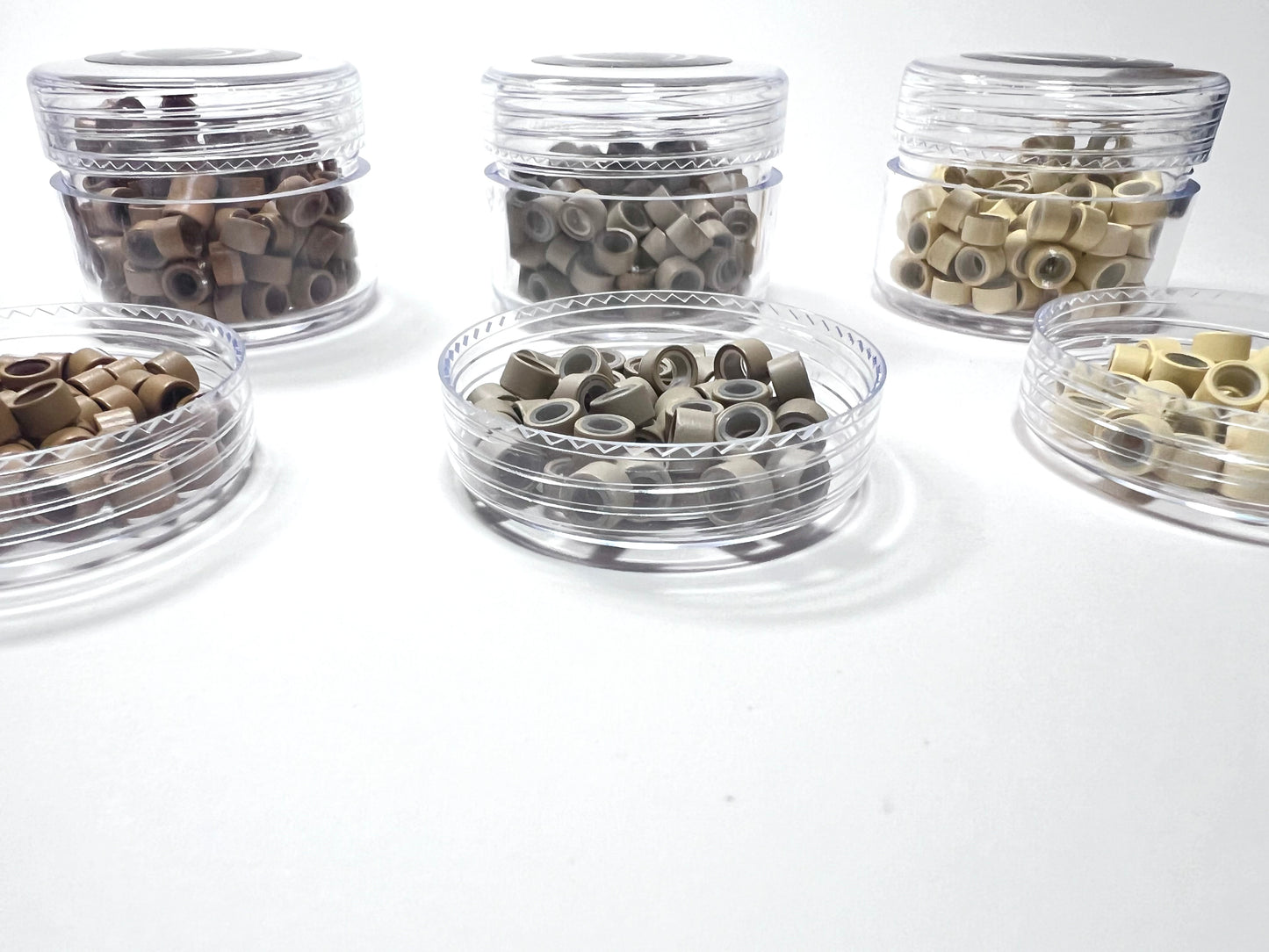 Micro Aros con Silicon / Silicone Lined Micro Beads