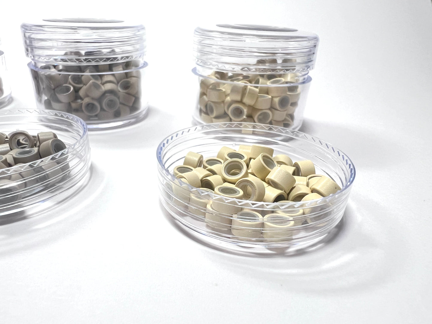 Micro Aros con Silicon / Silicone Lined Micro Beads