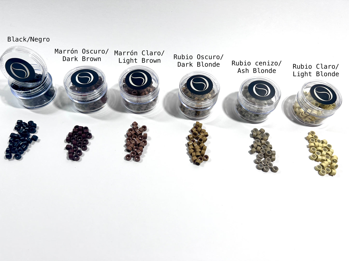 Micro Aros con Silicon / Silicone Lined Micro Beads