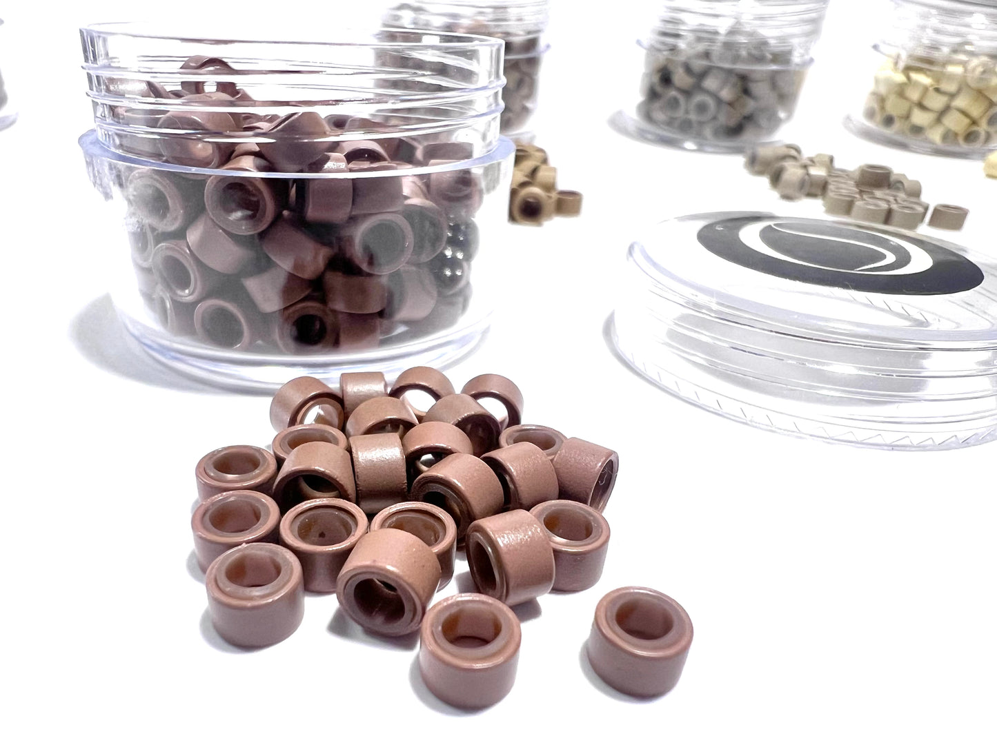 Micro Aros con Silicon / Silicone Lined Micro Beads