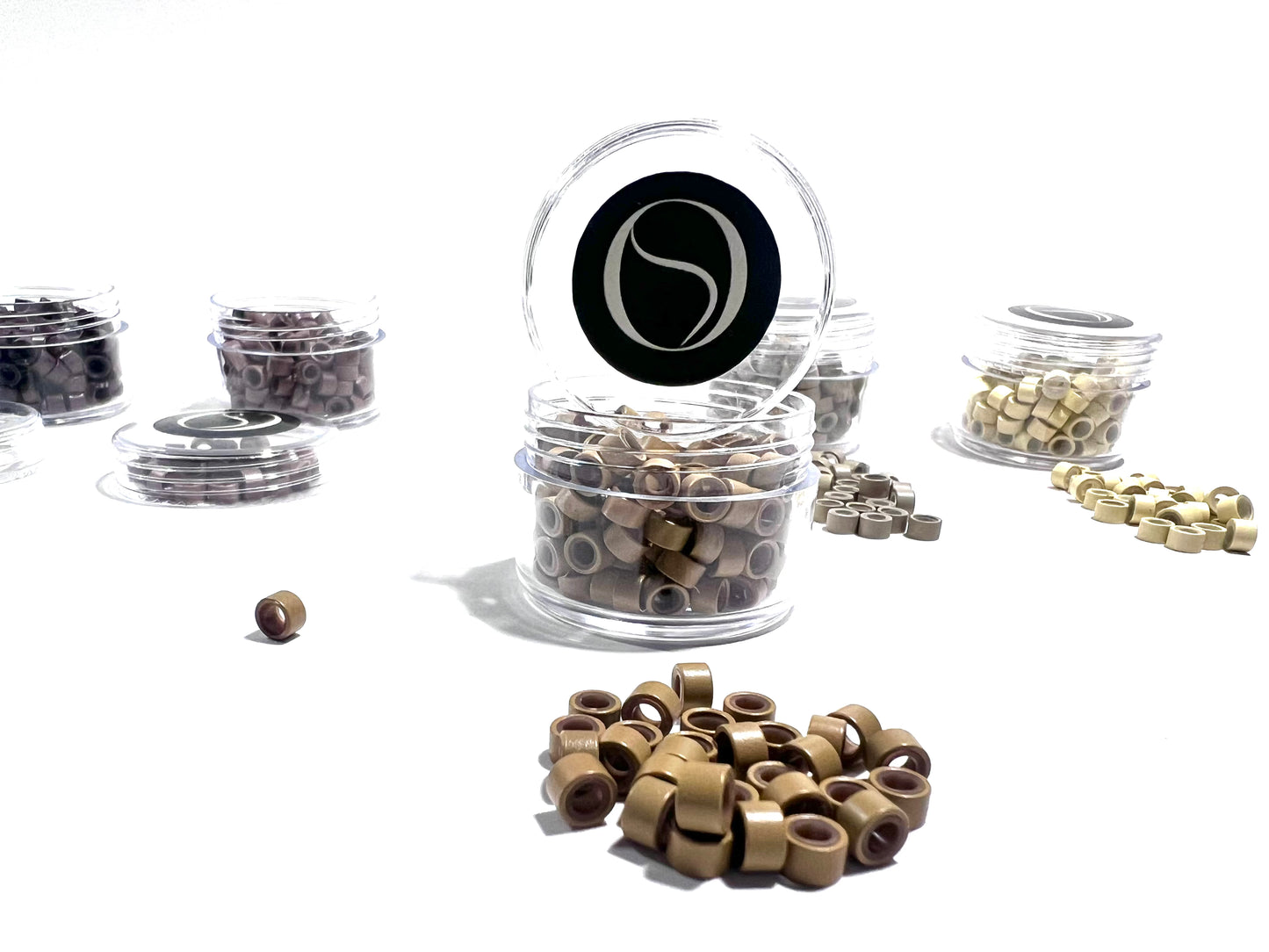 Micro Aros con Silicon / Silicone Lined Micro Beads