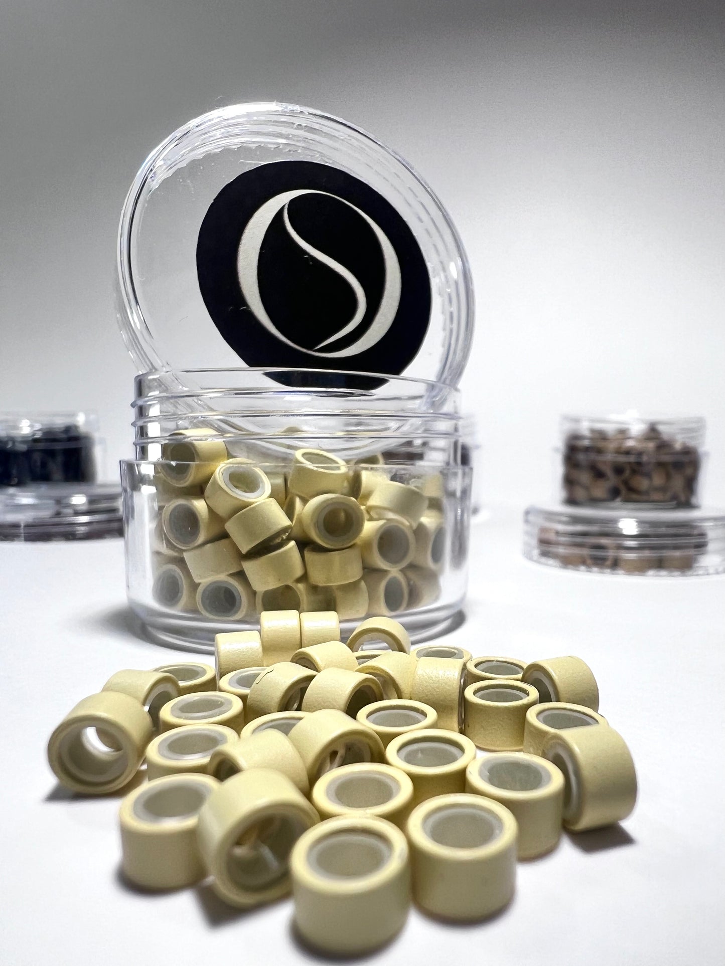 Micro Aros con Silicon / Silicone Lined Micro Beads