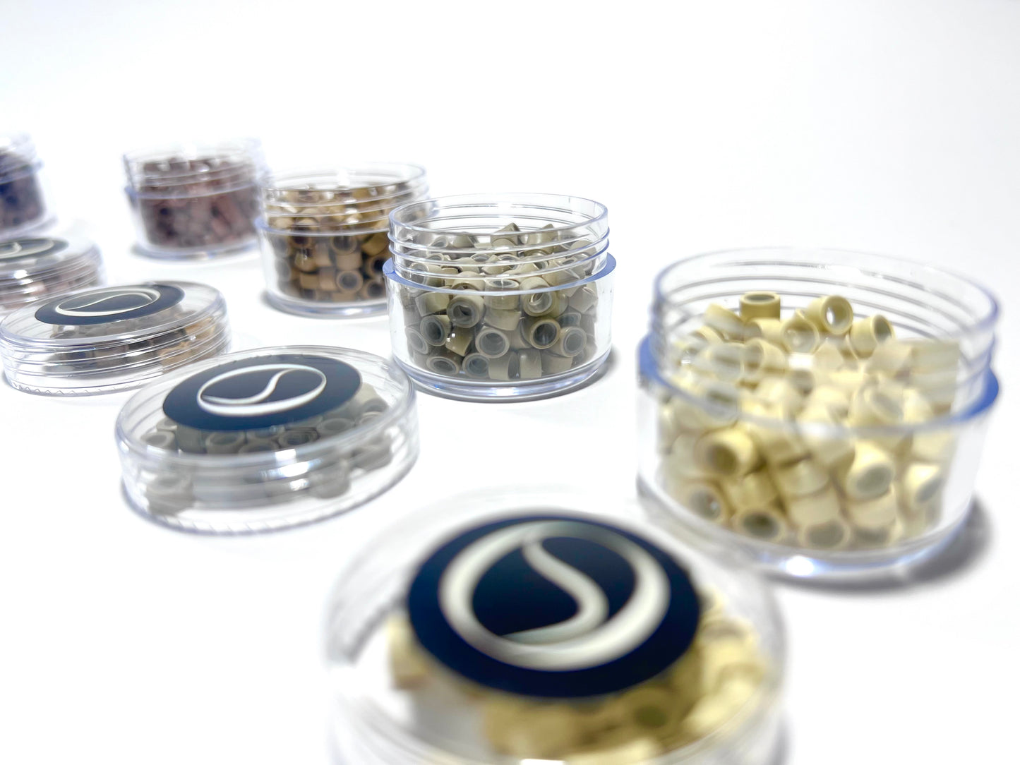 Micro Aros con Silicon / Silicone Lined Micro Beads