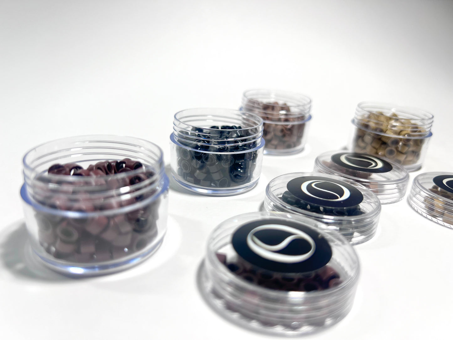 Micro Aros con Silicon / Silicone Lined Micro Beads