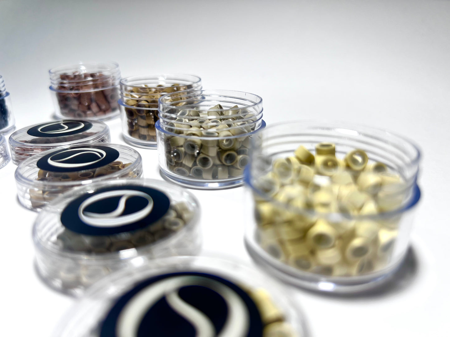 Micro Aros con Silicon / Silicone Lined Micro Beads