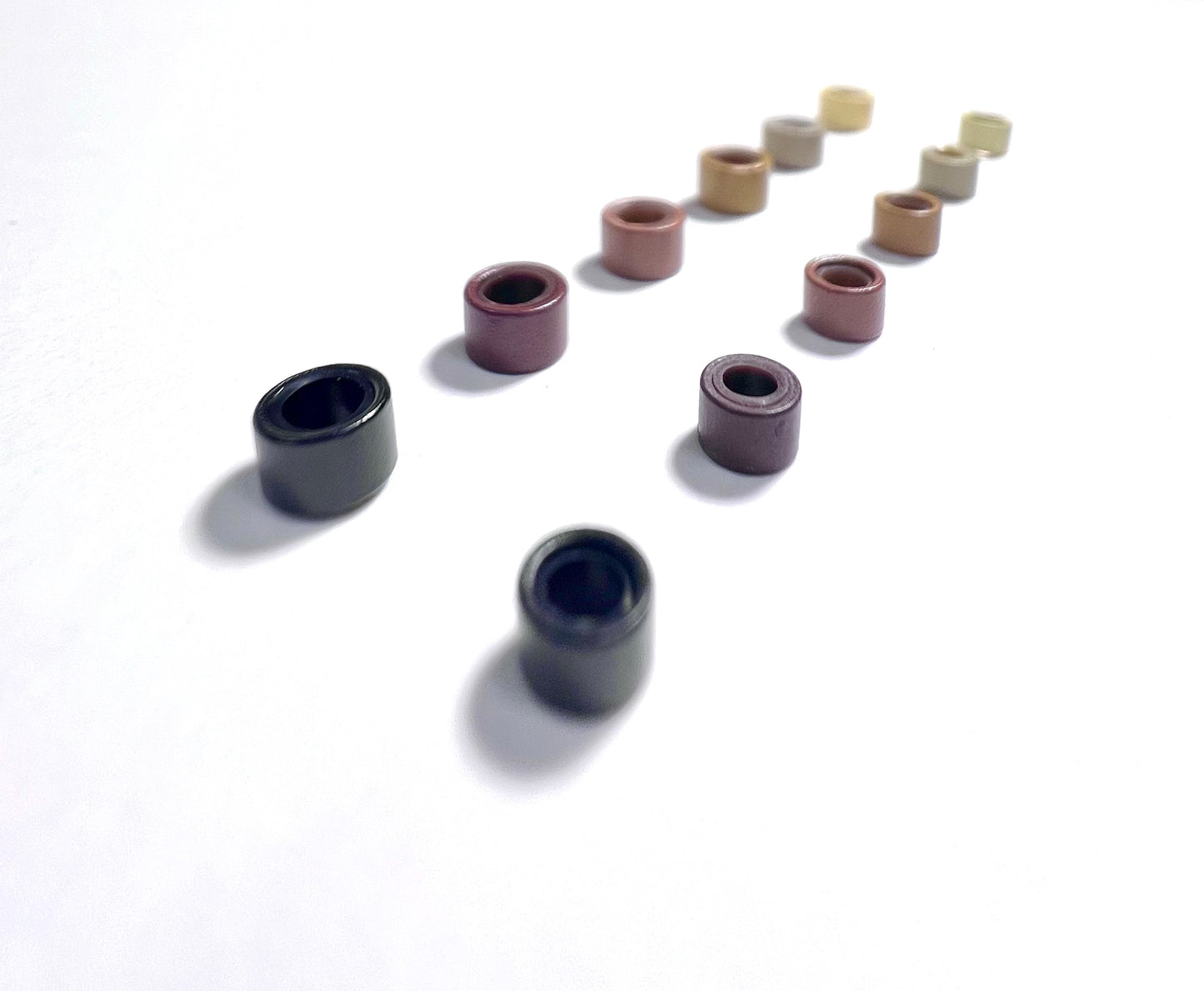 Micro Aros con Silicon / Silicone Lined Micro Beads