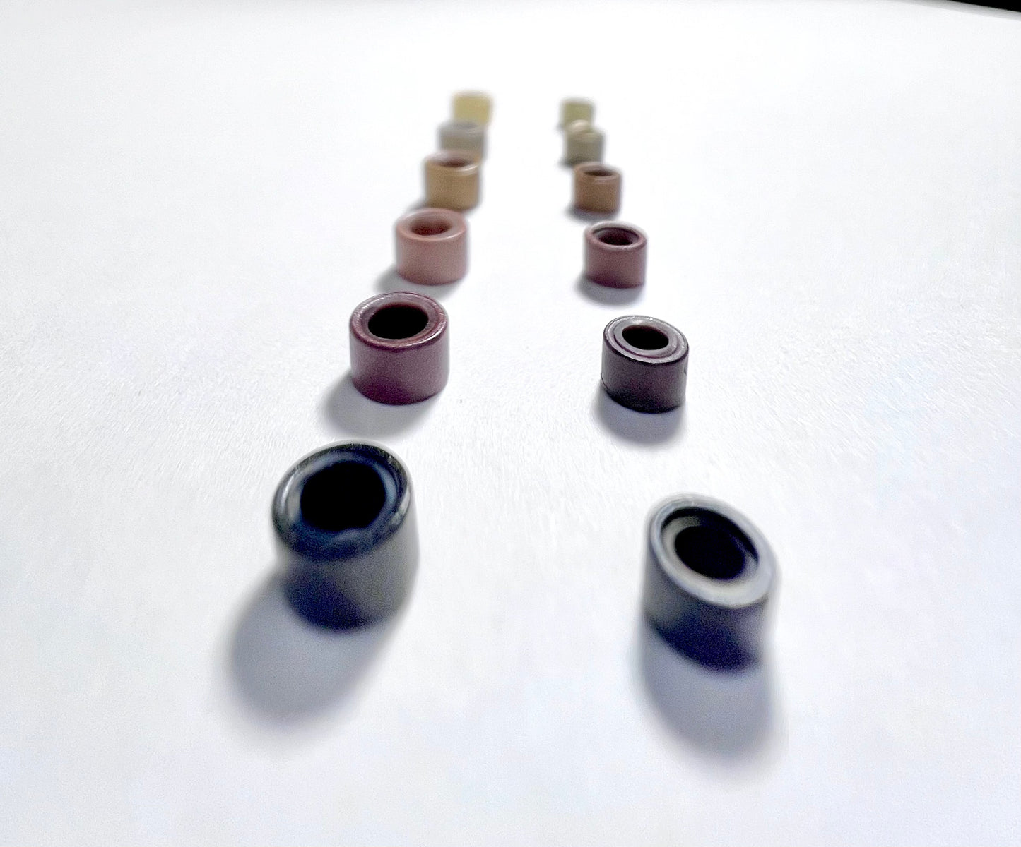 Micro Aros con Silicon / Silicone Lined Micro Beads