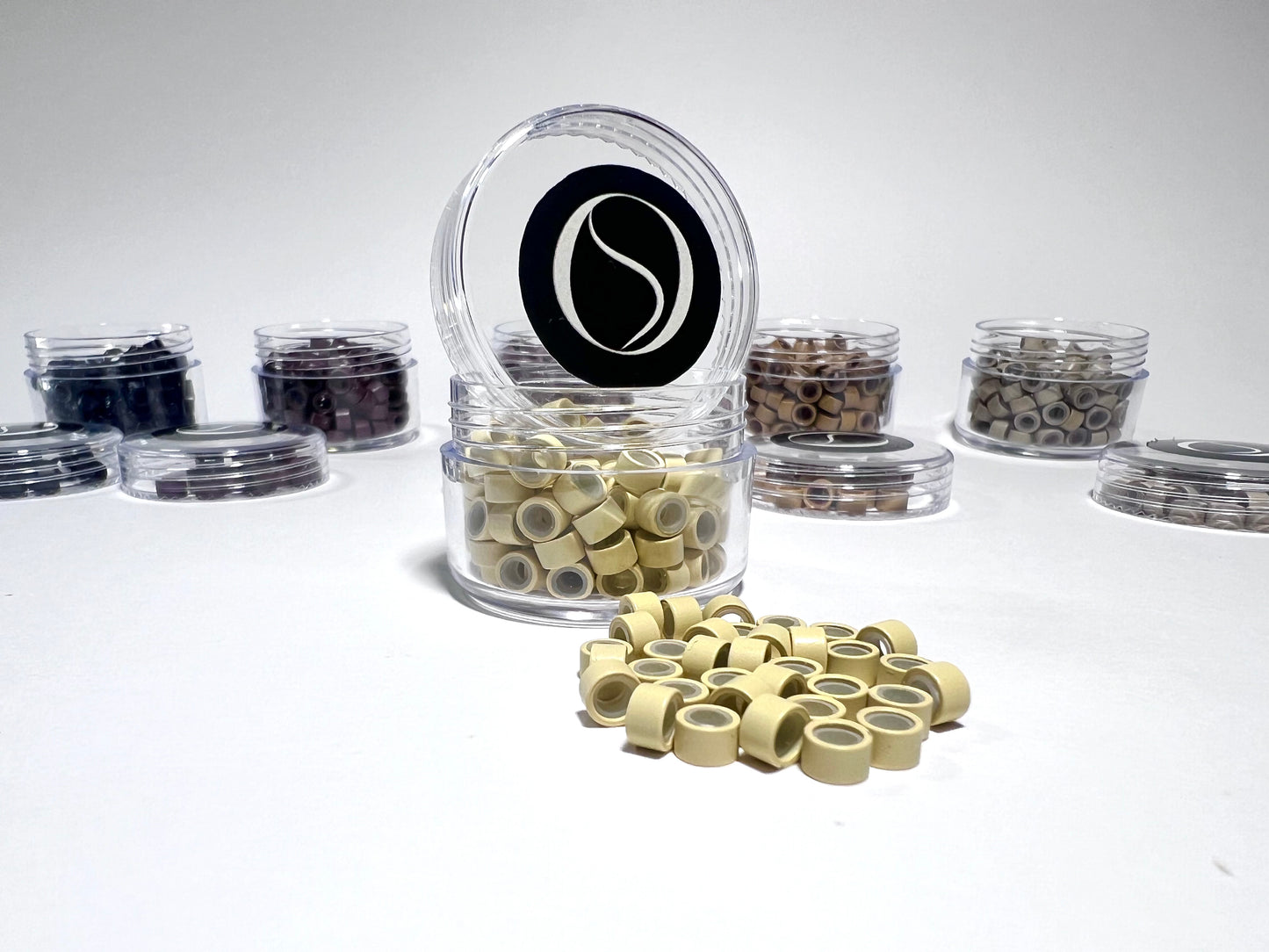 Micro Aros con Silicon / Silicone Lined Micro Beads